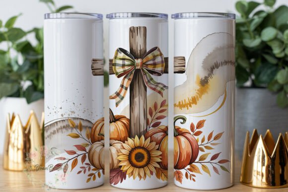 Autumn Cross Plaid Bow Tumbler Wrap Review