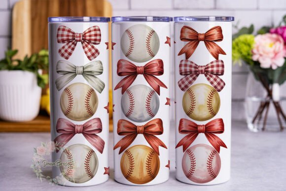 Baseball Bows 20oz Tumbler Wrap Review