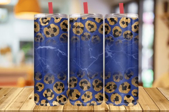 Blue Marble Gold Leopard Tumbler Wrap Review