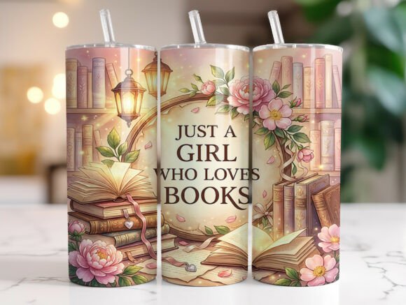Book Lover Floral Library Tumbler Wrap Review