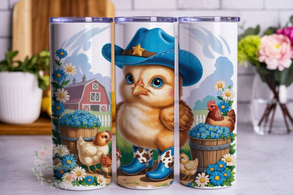Cute Chick Cowboy Tumbler Wrap Review