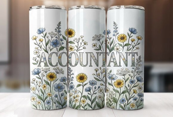 Floral Accountant Tumbler Wrap Review