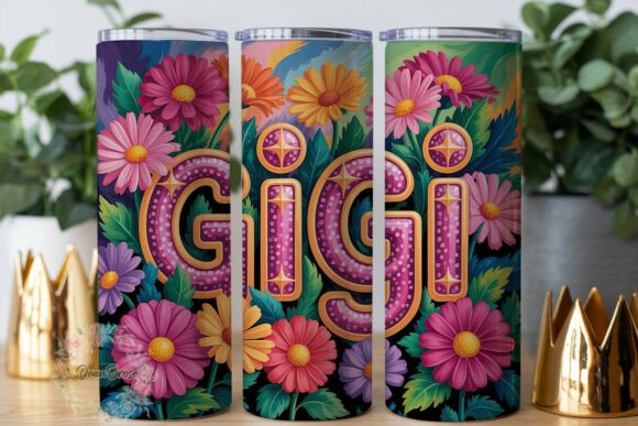 Gigi Floral Glitter 20oz Tumbler Wrap Review
