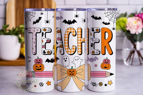Halloween Teacher 20oz Tumbler Wrap Review
