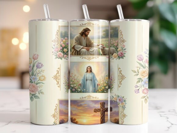 Jesus Good Shepherd Cross Easter Tumbler Review
