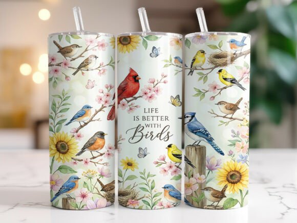 Life is Better with Birds Tumbler Wrap Review