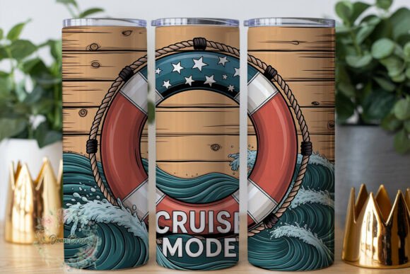 Nautical Cruise Mode Tumbler Wrap Review