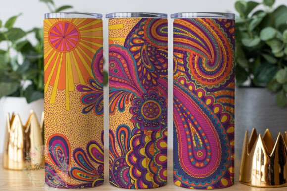Ornate Paisley Mandala Tumbler Wrap Review