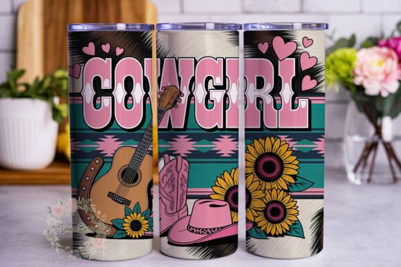 Pink Cowgirl Western Tumbler Wrap Review
