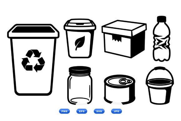 Recycling Icons SVG Pack Review for Embroidery Projects